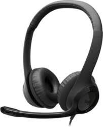 Logitech H390 Wired Headset, USB-C, Black