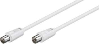 MicroConnect Coax M-F 5m White 75
