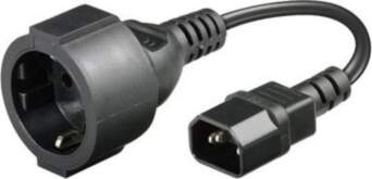 MicroConnect Power Cord C14 -Schuko M-F