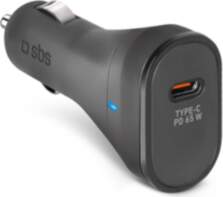 SBS, USB-C, 65 W, melna -