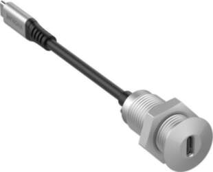Vivolink USB-C Desk socket grey with