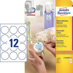 Avery Self-Adhesive Label Circle