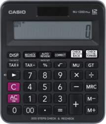 CASIO CALCULATOR OFFICE MJ-120D PLUS BLACK