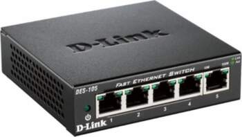 D-Link DES-105, Switch schwarz
