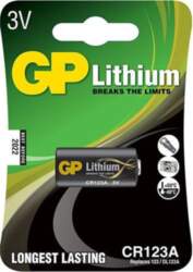 GP LITHIUM BATTERY CR123A