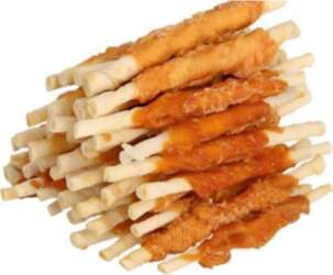 HILTON Chicken wrap white rawhide stick