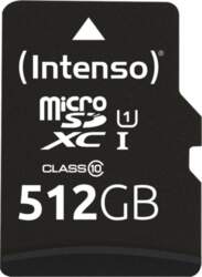 Intenso microSD 512GB UHS-I Perf CL10|