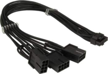 Inter-Tech Adapterkabel GPU-02 (12+4pin) auf 3x