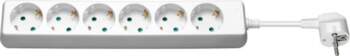 MicroConnect 6-way Schuko Socket 5M White