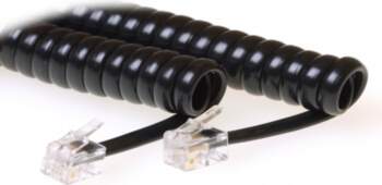 MicroConnect ACT Coiled phonehorn cable 1
