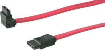 MicroConnect SATA Cable 50cm Angled 1