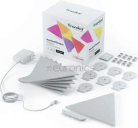 Nanoleaf Shapes Triangles, 9 paneļi, balta