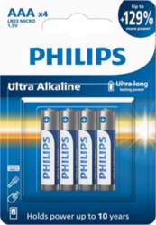 Philips Ultra Alkaline, AAA, 4 gab