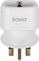 Strāvas adapteris SAVIO Travel adapter EU