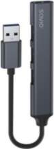 Adapteris Savio USB-A – 3 ×