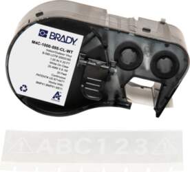 Brady BMP41/BMP51/BMP53/M511 Label [M4C-1000-595-CL-WT]
