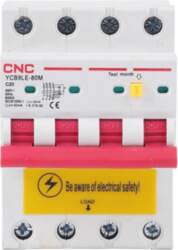 CNC Residual Current Breaker with Over-Current