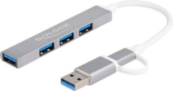 DeLOCK 4 Port Slim USB Hub