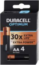 Duracell Optimum AA Alkaline 4pack