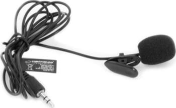Esperanza EH178 Microphone with clip Black