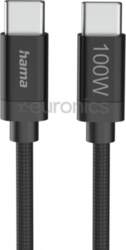 Hama Fabric Charging Cable, USB-C -
