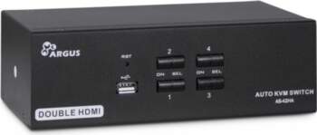 Inter-Tech AS-42HA HDMI KVM switch Black