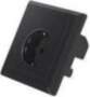 Lanberg LANBERG AC-WS01-USB2-F-B AC Wall Socket