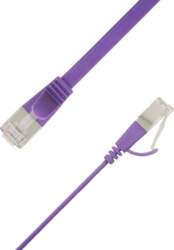 LinkIT Flat U/FTP Cat6A Purple 4m