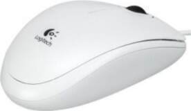 Logitech MOUSE USB OPTICAL B100/WHITE OEM