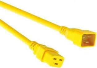Mercodan Power cable Yellow C20-C19
