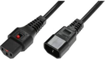 MicroConnect Powercord C13 IEC Lock -