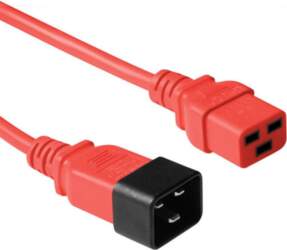MicroConnect Red power cable C20 to