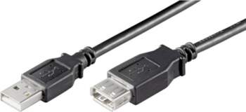 MicroConnect USB2.0 Extension A-A 1m