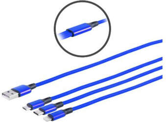 MicroConnect USB-A splitter cable with