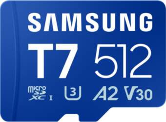 Samsung T7 microSD card 512GB