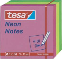Tesa Neon Notes Haftnotizen, 75 x