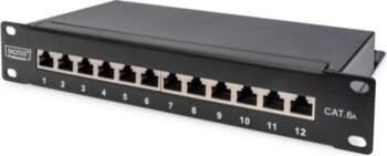 DIGITUS CAT 6A Patch Panel, shielded