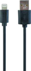 Gembird CC-USB2-AMLM-1M lightning cable Black