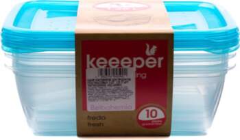Keeeper Food container set rectangular 3x1