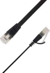 LinkIT Flat U/FTP Cat6A Black 3