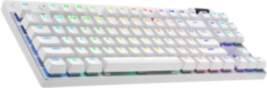 Logitech PRO X TKL, US, balta