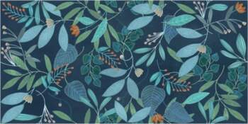 No name DEC TILE BLUE FOREST