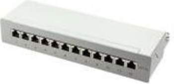 Patchpanel Cat. 6A STP, 12-port, geschirmt