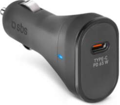 SBS, USB-C, 65 W, melna -