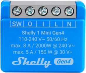 SHELLY 1 Mini Gen4 Smart switch