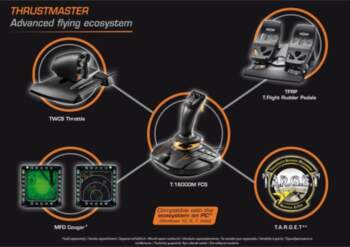 Thrustmaster T.16000M FCS Flight Pack