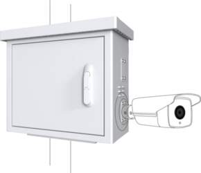 Lanview Midi Radius Pole Mounted CCTV