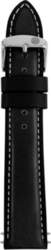 Leather strap Zeppelin, black 20 mm