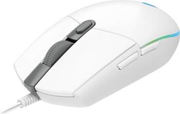 Logitech G102 LightSync, optiskā, balta -