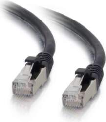 Mercodan KAT6A S/FTP 0.25m, Black